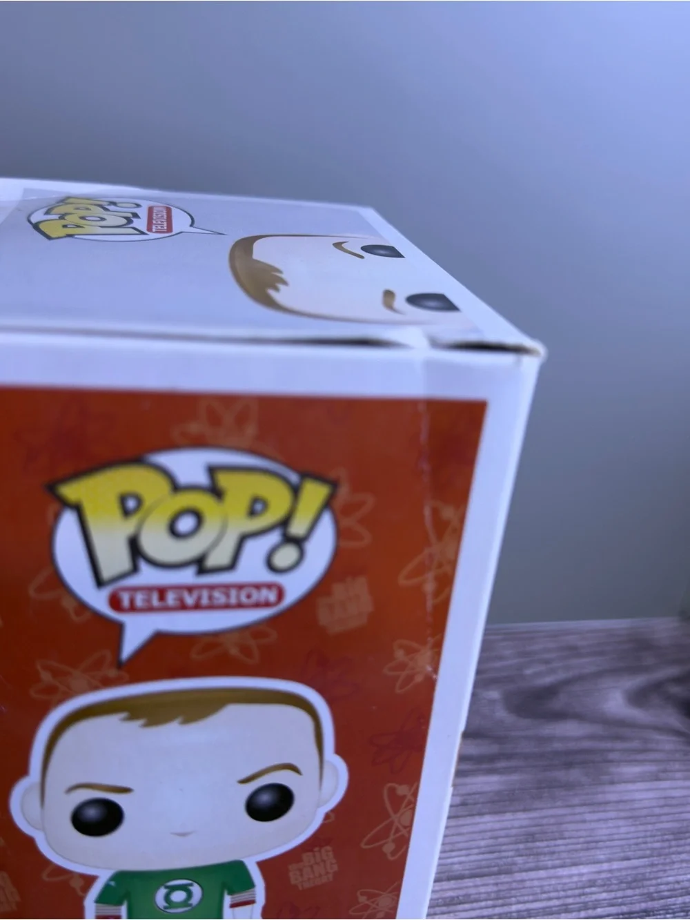 Funko Pop Sheldon Cooper #11 Big Bang Theory Green Lantern 2012 Vaulted